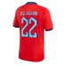 Maillot de foot Angleterre Jude Bellingham #22 Extérieur vêtements Monde 2022 Manches Courtes